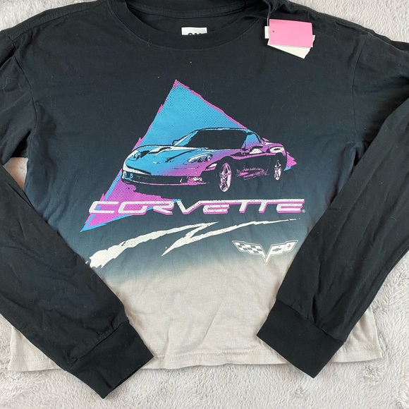 (5/$25) NEW Target GM Cropped Corvette Graphic Lon - Picture 2 of 6